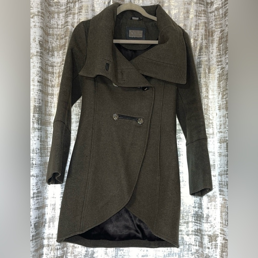 Mackage Wool Double Breasted Military Coat